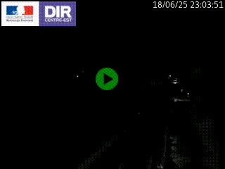 Caméra trafic à Meylan sur la Rocade-Sud de Grenoble en direction d'Aix-en-Provence
