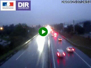 Caméra autoroute à Saint-Etienne (Les Littes) à hauteur du Ikea Saint-Etienne sur l'A72 en direction de Roanne