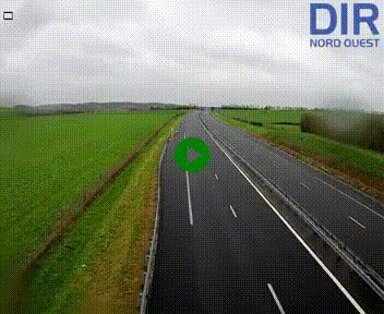 Webcam sur A84 à hauteur de l'échangeur de Poilley avec la N175, au sud d'Avranches