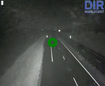 Webcam sur A84 à hauteur de l'échangeur de Poilley avec la N175, au sud d'Avranches