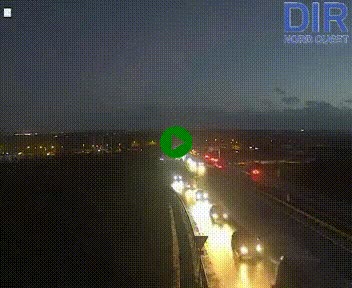 Webcam au début de l'A84 sur le périphérique Ouest de Caen (N814) à hauteur de la sortie 9, Porte de Bretagne