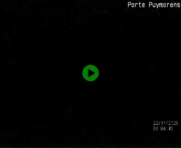 Webcam Col du Puymorens sur N320, en direction de Pas de la Casa (Andorre)