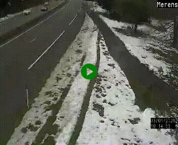 Webcam Ax-les-Thermes sur N20, en direction d'Andorre