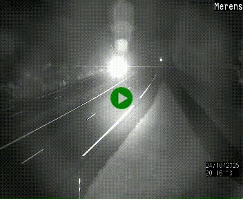 Webcam dans les Pyrénées à hauteur de Mérens-les-Vals sur N320, en direction de Pas de la Casa (Andorre)