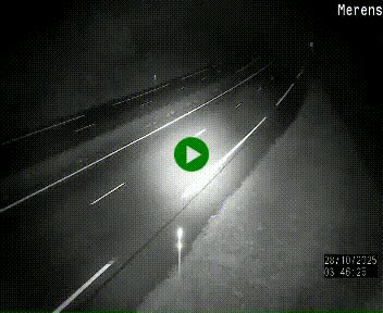 Webcam dans les Pyrénées à hauteur de Mérens-les-Vals sur N320, en direction de Pas de la Casa (Andorre)