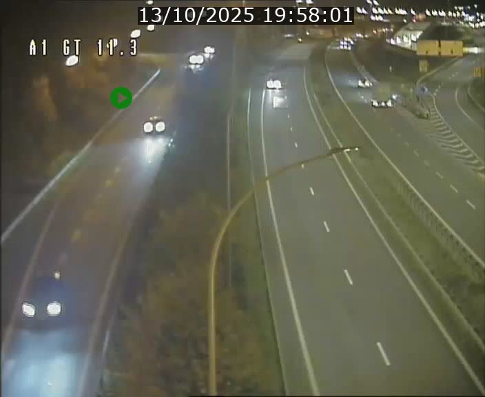 Traffic live webcam Luxembourg Senningerberg - A1 direction Allemagne - BK 11.3
