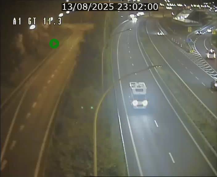 Traffic live webcam Luxembourg Senningerberg - A1 direction Allemagne - BK 11.3