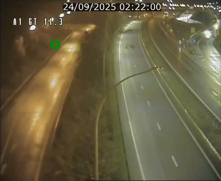 Traffic live webcam Luxembourg Senningerberg - A1 direction Allemagne - BK 11.3