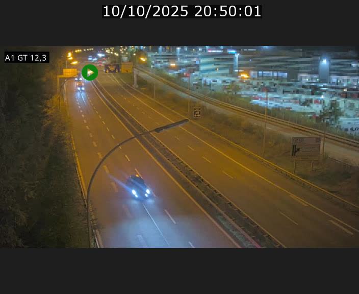 Traffic live webcam Luxembourg Senningerberg - A1 direction Allemagne - BK 12.3