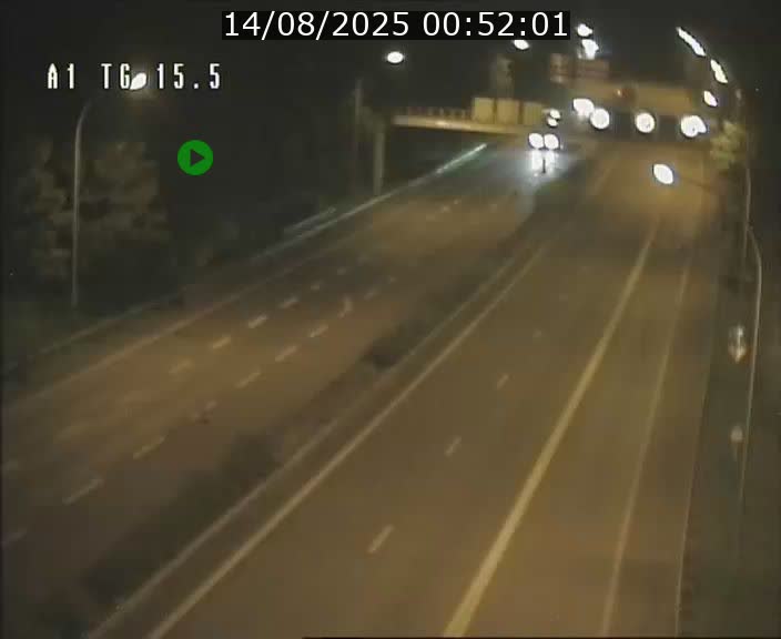 Traffic live webcam Luxembourg Munsbach - A1 direction Luxembourg - BK 15.5