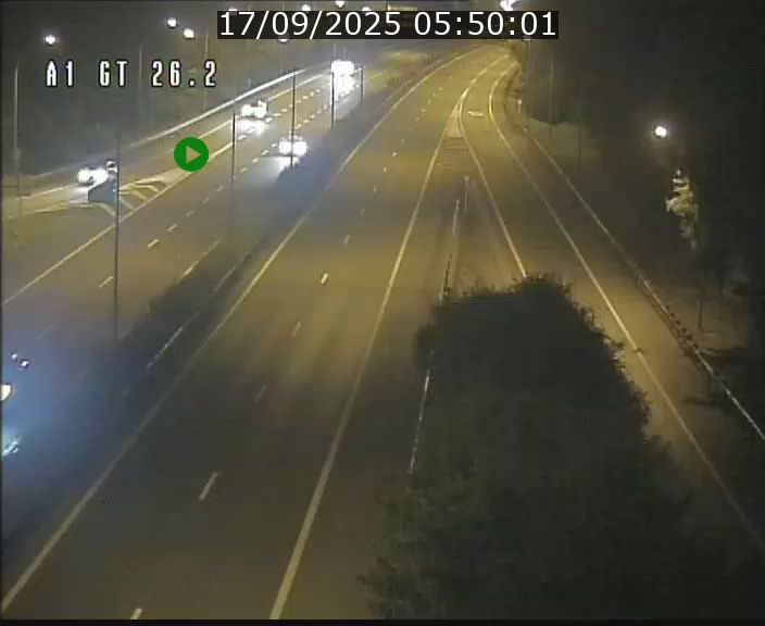 Traffic live webcam Luxembourg Grevenmacher - A1 direction Allemagne - BK 26.2