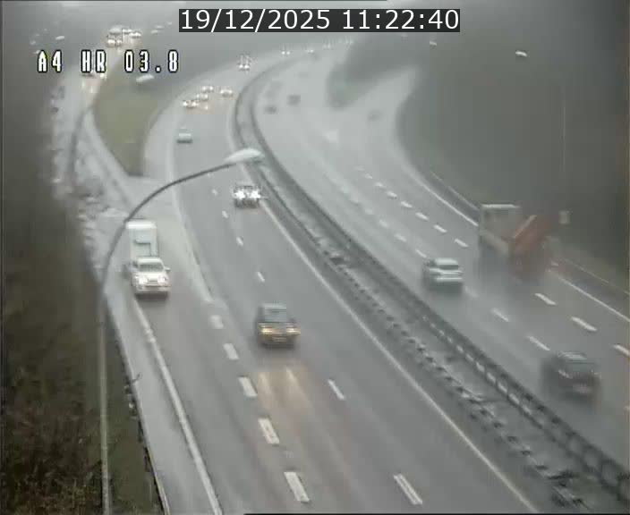Webcam traffic A4 Luxembourg - BK 3.8 - Leudelange (direction Esch sur Alzette)