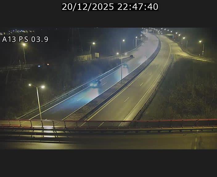 Traffic live webcam Luxembourg Differdange - A13 direction Esch-sur-Alzette - BK 3.9