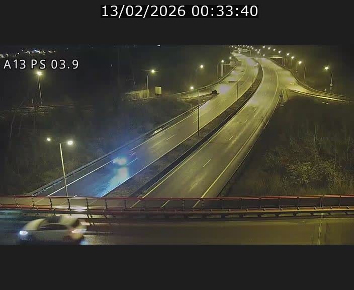 Traffic live webcam Luxembourg Differdange - A13 direction Esch-sur-Alzette - BK 3.9
