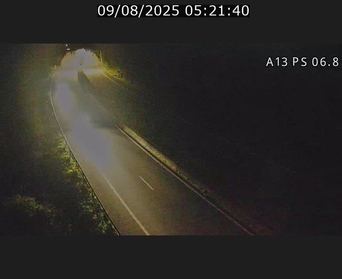 Traffic live webcam Luxembourg Ehlerange - A13 direction Esch-sur-Alzette - BK 6.8