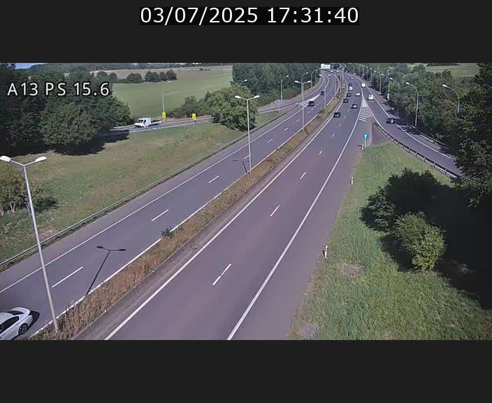 Traffic live webcam Luxembourg Kayl - A13 direction Dudelange - BK 15.6