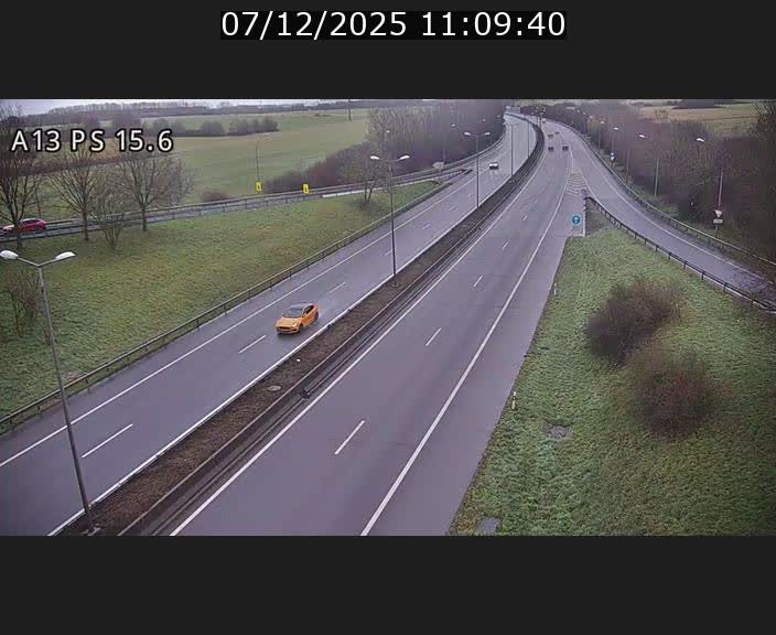 Traffic live webcam Luxembourg Kayl - A13 direction Dudelange - BK 15.6