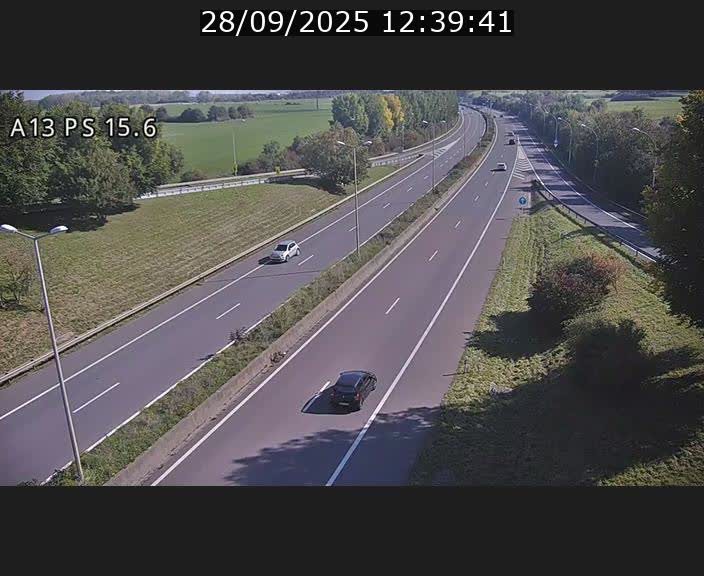 Traffic live webcam Luxembourg Kayl - A13 direction Dudelange - BK 15.6
