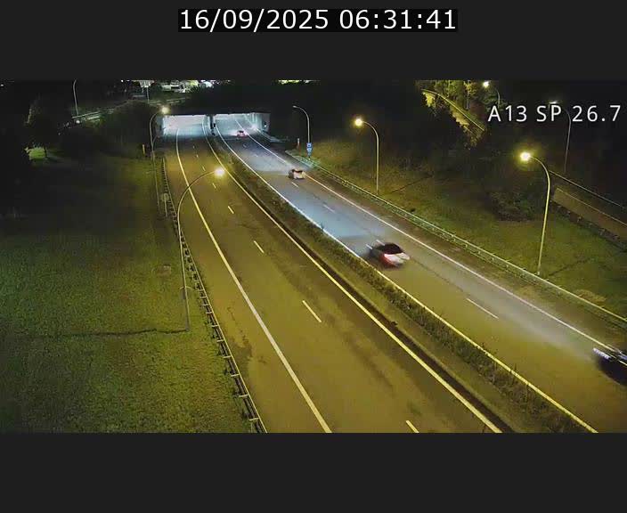 Traffic live webcam Luxembourg Frisange - A13 direction Luxembourg-ville - BK 26.7