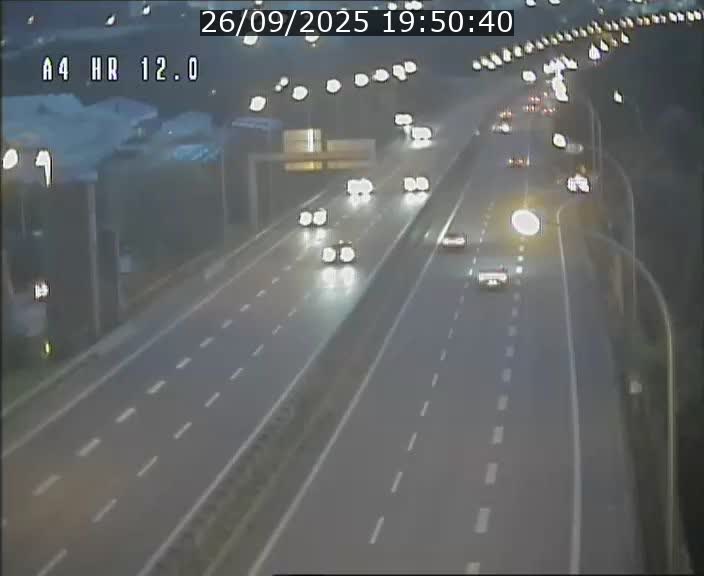 Traffic live webcam Luxembourg Jonction Foetz - A4 - BK 12.0 - direction Esch sur Alzette