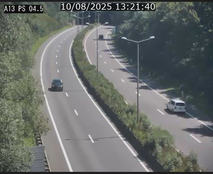 Traffic live webcam Luxembourg Differdange - A13 direction Esch-sur-Alzette - BK 4.5