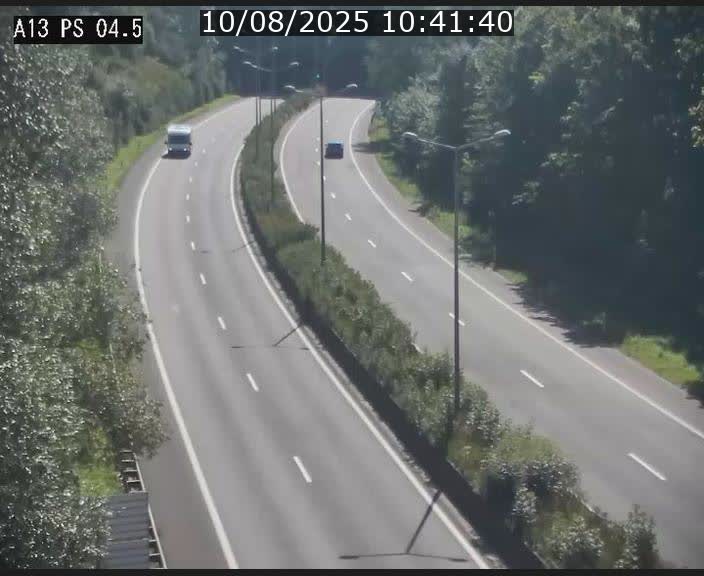 Traffic live webcam Luxembourg Differdange - A13 direction Esch-sur-Alzette - BK 4.5