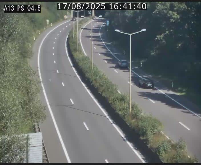 Traffic live webcam Luxembourg Differdange - A13 direction Esch-sur-Alzette - BK 4.5