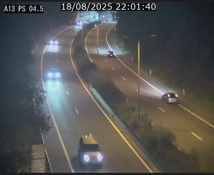 Traffic live webcam Luxembourg Differdange - A13 direction Esch-sur-Alzette - BK 4.5