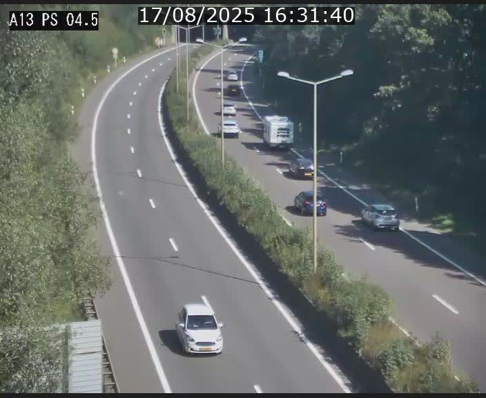 Traffic live webcam Luxembourg Differdange - A13 direction Esch-sur-Alzette - BK 4.5