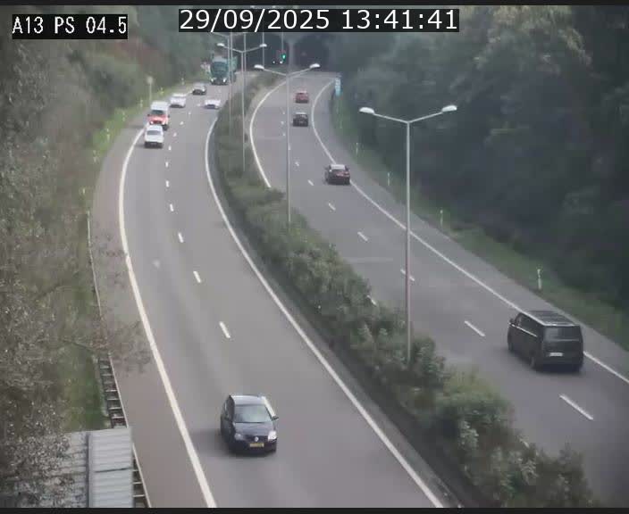Traffic live webcam Luxembourg Differdange - A13 direction Esch-sur-Alzette - BK 4.5