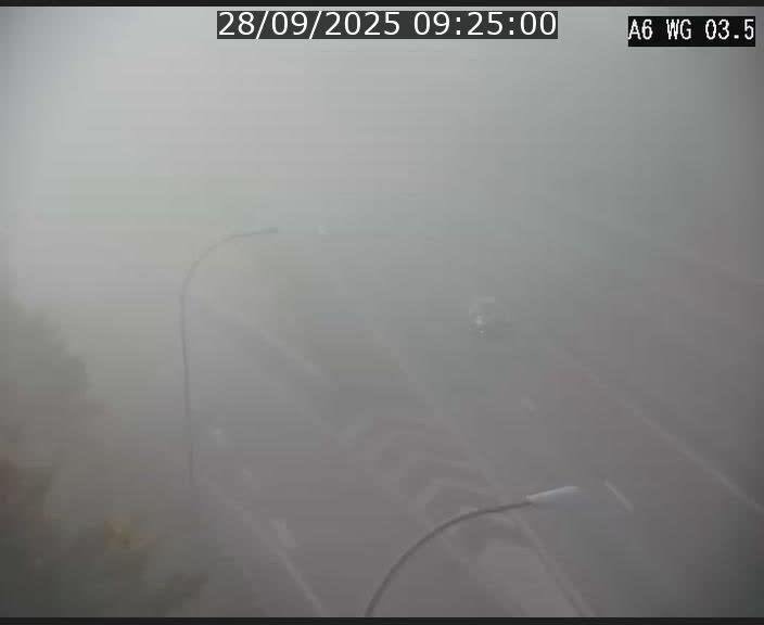 Traffic live webcam Luxembourg - Croix de Cessange - A6 - BK 3.5 - direction France/Allemagne