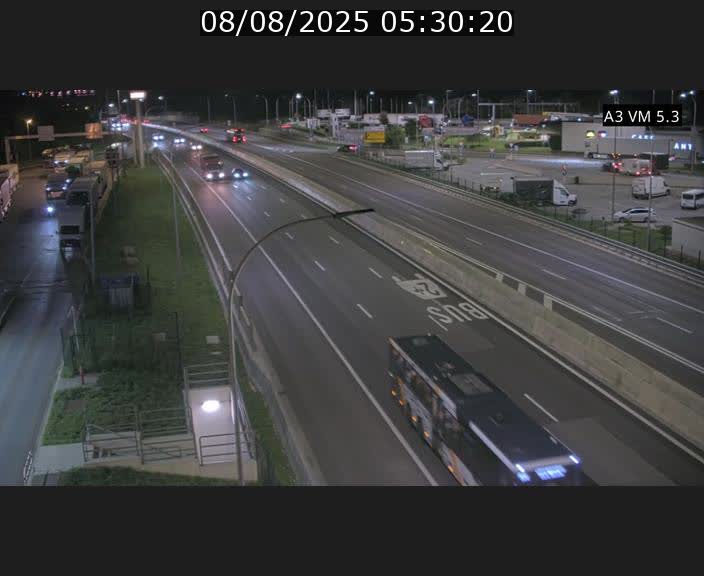 Traffic live webcam Luxembourg Aire de Berchem - A3 - BK 5 - direction France