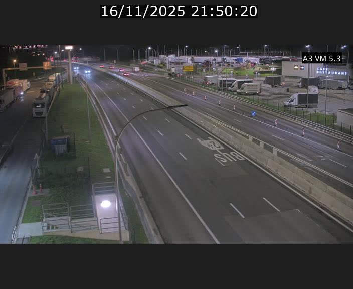 Traffic live webcam Luxembourg Aire de Berchem - A3 - BK 5 - direction France