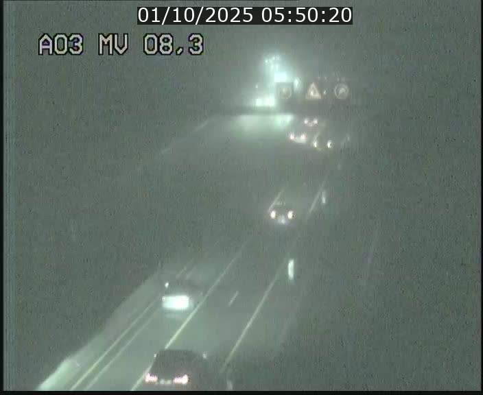 Webcam Autoroute après la Croix de Bettembourg en direction de Luxembourg sur l'A3