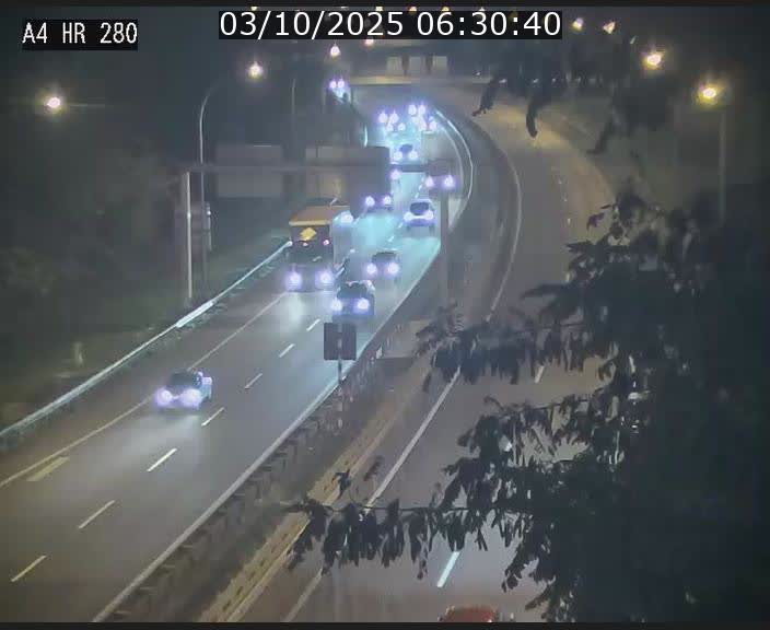 Webcam traffic A4 Luxembourg - BK 0.2 - P+R Bouillon (direction Luxembourg)