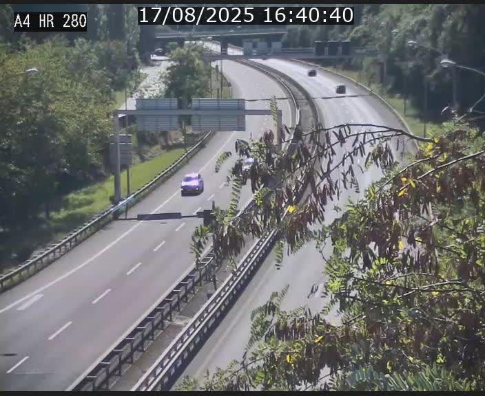 Webcam traffic A4 Luxembourg - BK 0.2 - P+R Bouillon (direction Luxembourg)