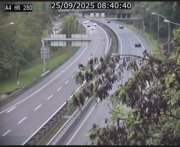 Webcam traffic A4 Luxembourg - BK 0.2 - P+R Bouillon (direction Luxembourg)