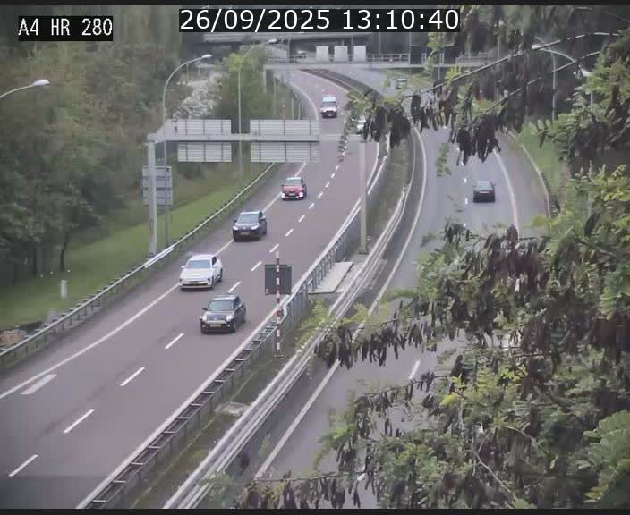 Webcam traffic A4 Luxembourg - BK 0.2 - P+R Bouillon (direction Luxembourg)