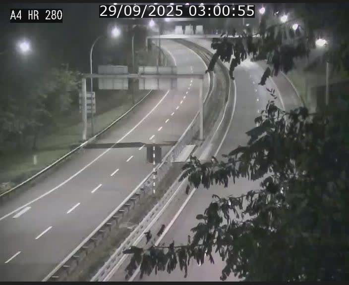 Webcam traffic A4 Luxembourg - BK 0.2 - P+R Bouillon (direction Luxembourg)