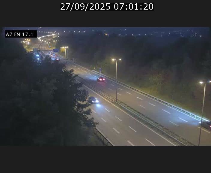 Caméra trafic Luxembourg - A7, Merscherbierg direction Mersch
