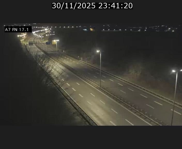 Caméra trafic Luxembourg - A7, Merscherbierg direction Mersch