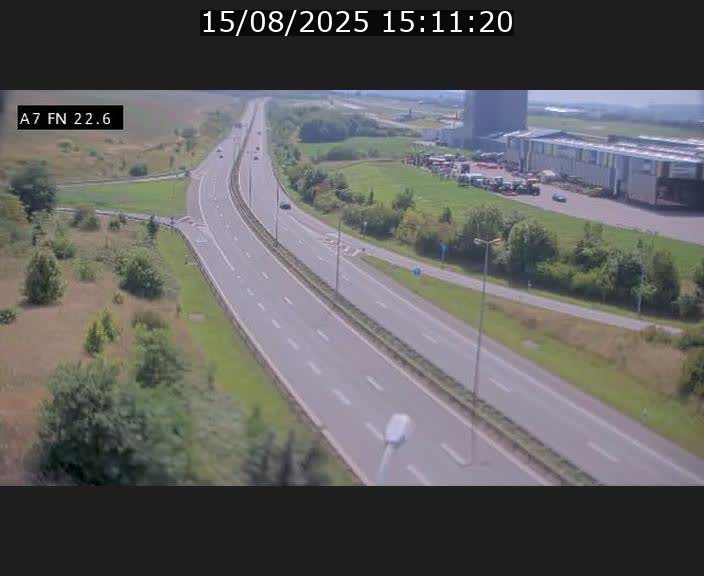 Caméra trafic Luxembourg - A7, Colmar-berg direction Mersch