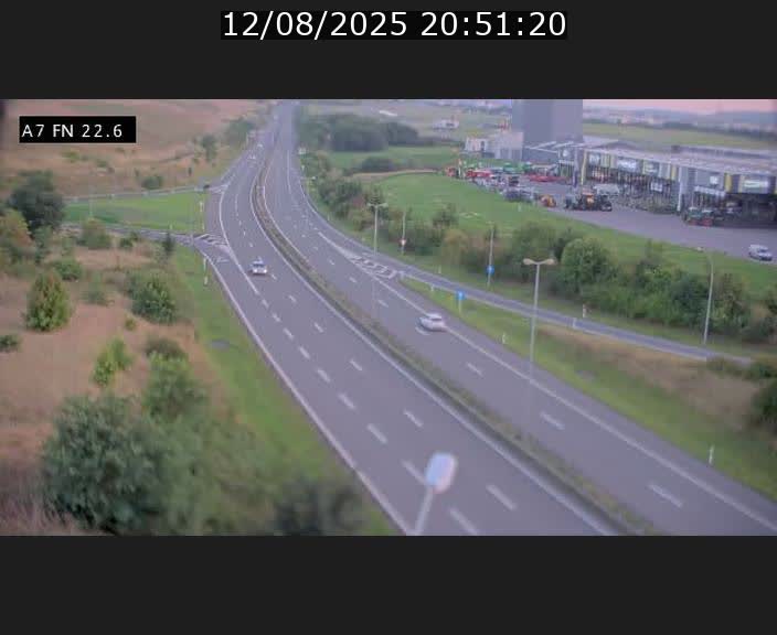 Caméra trafic Luxembourg - A7, Colmar-berg direction Mersch