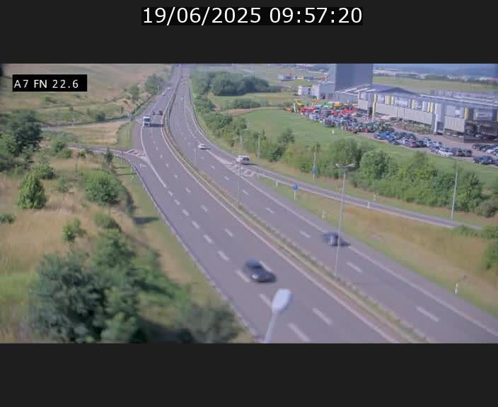 Caméra trafic Luxembourg - A7, Colmar-berg direction Mersch