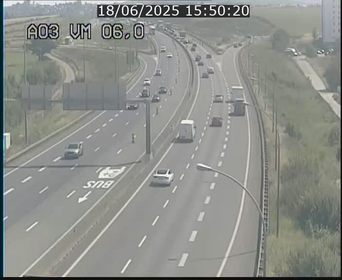 Traffic live webcam Luxembourg Aire de Berchem - A3 - BK 6 - direction France