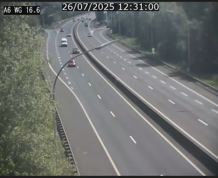Traffic live webcam Luxembourg Aire de Capellen - A6 - BK 16.6 - direction Luxembourg/France/Allemagne
