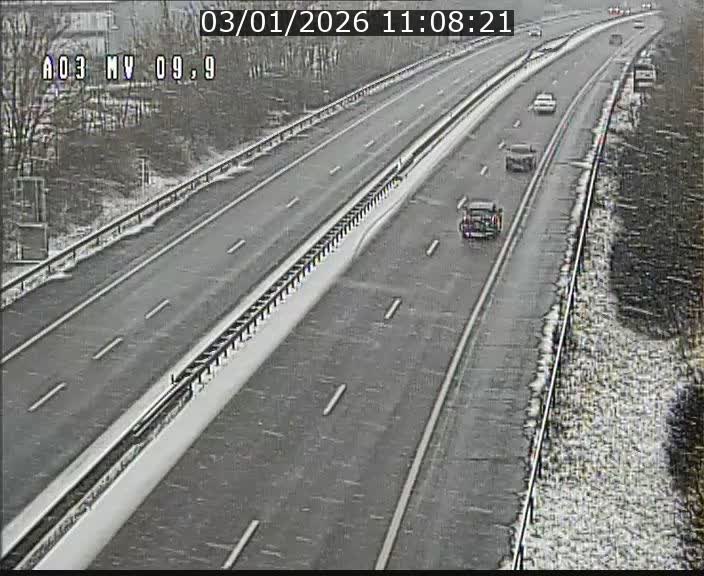 Webcam Autoroute à la Croix de Bettembourg - A3 - BK 9.9 - direction Luxembourg-Ville