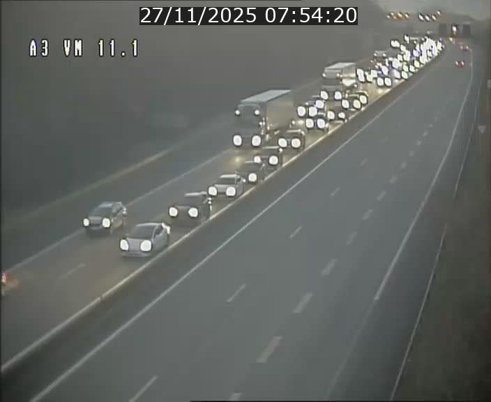 Webcam à la frontière franco-luxembourgeoise, avant la Croix de Bettembourg - BK 11.1 - direction Luxembourg-ville