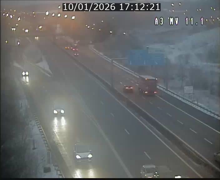 Traffic live webcam Luxembourg Croix de Bettembourg A3 - BK 11.1 - direction Luxembourg-ville