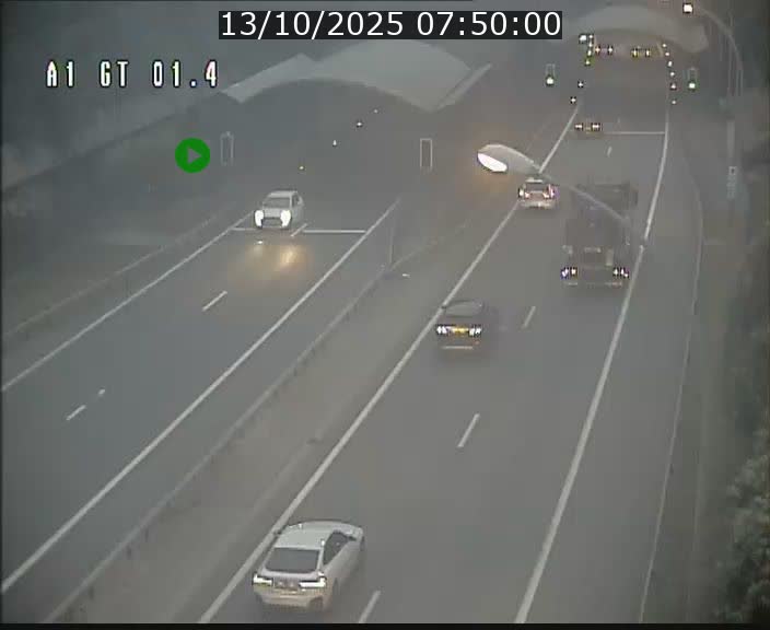 Traffic live webcam Luxembourg Hesperange - A1 direction Kirchberg - BK 1.4